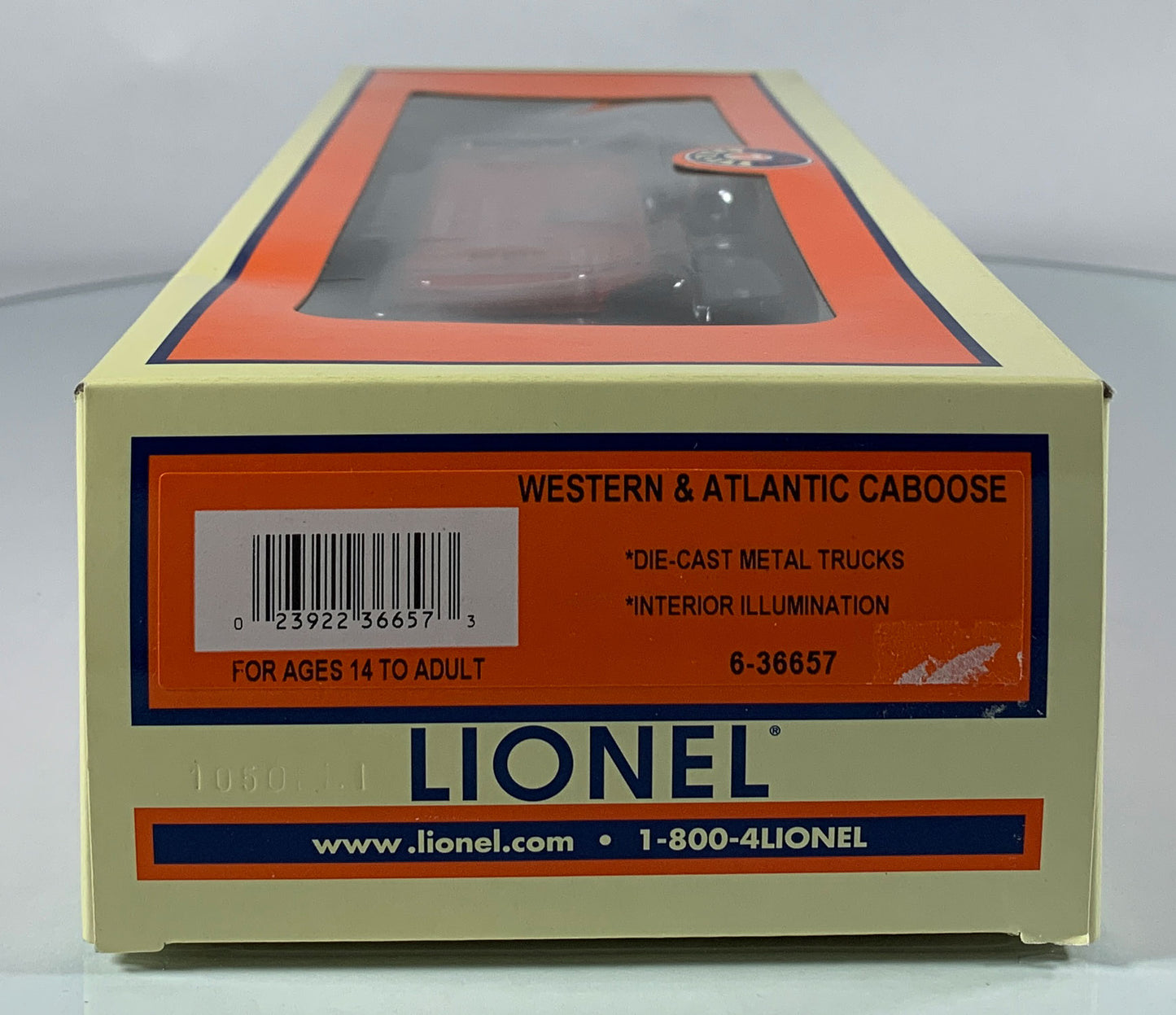 LIONEL • O GAUGE • 2010 Western & Atlantic Illuminated Caboose 6-36657 • NEW OLD STOCK